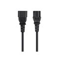 Monoprice Extension Cord - IEC 60320 C14 to IEC 60320 C13_ 16AWG_ 13A_ 3-Prong_ 6451